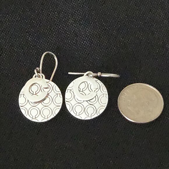 Coach Earrings - Silver - Picture 3 of 3